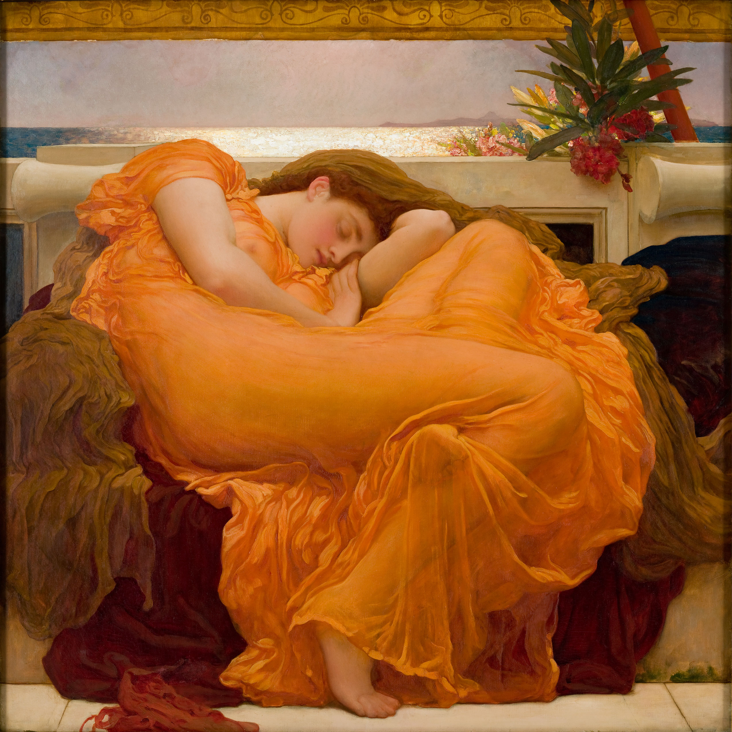 Flaming June by Frederic, Lord Leighton (1895)